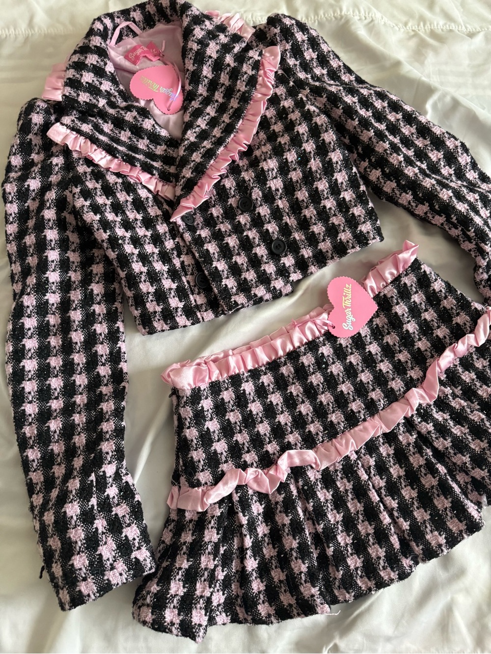 Tweed blazer and skirt set - Picture 2 of 10